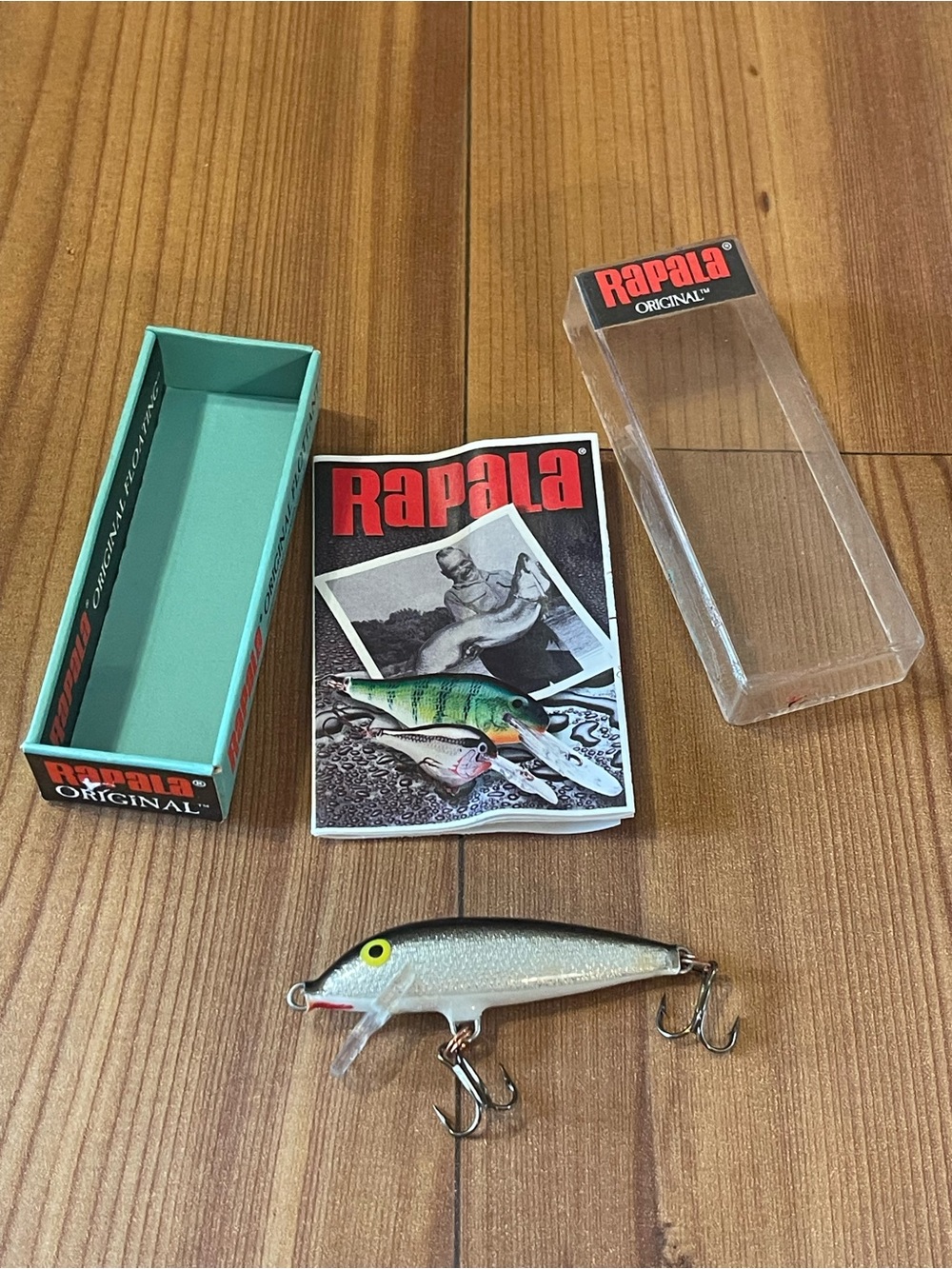 Rapala Original Floating Fishing Lure 5 S Silver Black 2” 1/16 Oz